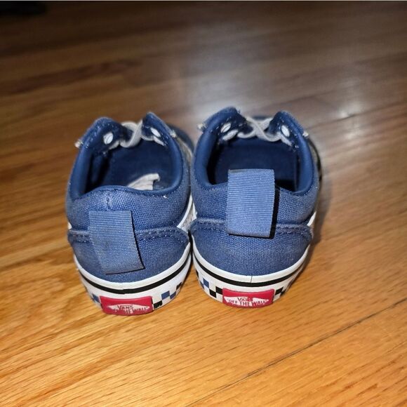 Vans Blue Sneakers Toddler Size 6 - Picture 4 of 7